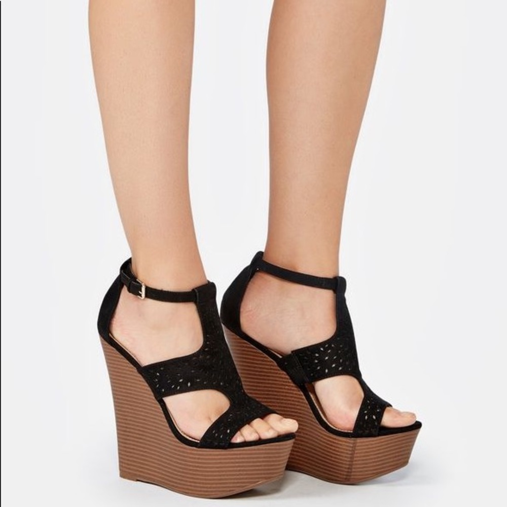 Platform wedge sandal